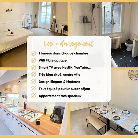 Privilege - 4 - Coeur D'angers, Spacieux Et Elegant Apartment