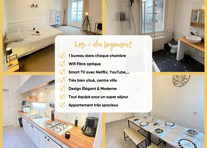 Privilege - 4 - Coeur D'angers, Spacieux Et Elegant 公寓